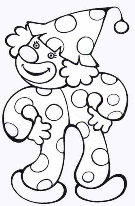 malvorlagen zum drucken ausmalbild clown kostenlos 3
