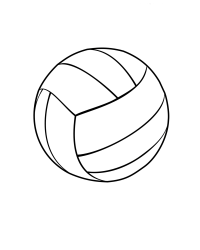 Ausmalbild Ball  kostenlos 3