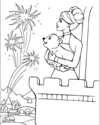 Ausmalbild Barbie und der geheimnisvolle Pegasus kostenlos 2