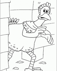 Ausmalbild Chicken Run kostenlos 1
