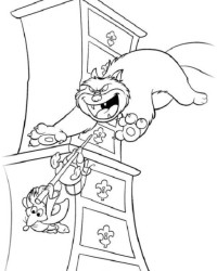 Ausmalbild Cinderella kostenlos 2