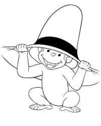 Ausmalbild Coco Der neugierige Affe kostenlos 1