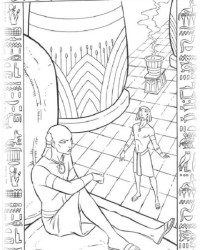 Ausmalbild Der Prinz von Ägypten kostenlos 3