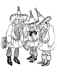 Ausmalbild Der Zauberer von Oz kostenlos 1