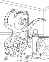 Ausmalbild Die Monster Uni kostenlos 3