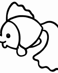 Ausmalbild Fisch  kostenlos 6