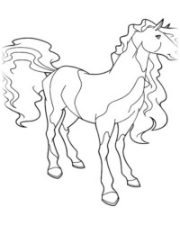 Ausmalbild Horseland kostenlos 3