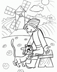 Ausmalbild Katze kostenlos 2