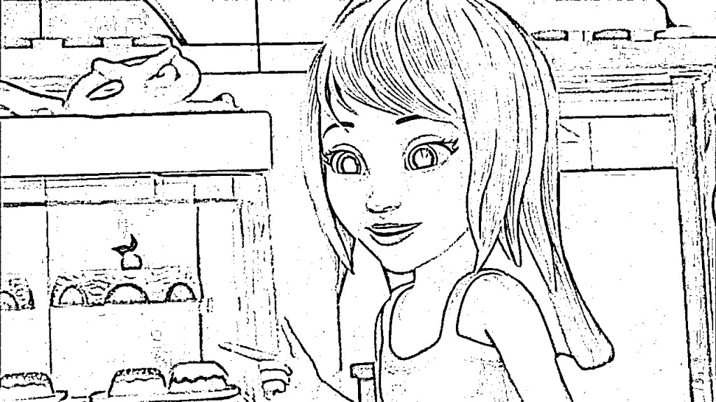 Ausmalbild Lego Friends kostenlos 6