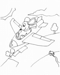 Ausmalbild Maus kostenlos 1