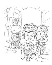 Ausmalbild Merida – Legende der Highlands kostenlos 2