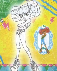 Ausmalbild Monster High kostenlos 2