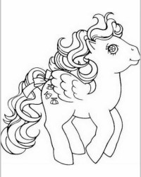 Ausmalbild My Little Pony kostenlos 1