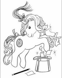 Ausmalbild My Little Pony kostenlos 2