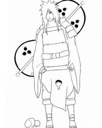 Ausmalbild Naruto kostenlos 3