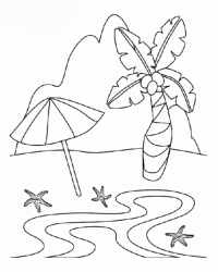 Ausmalbilder von Palmen kostenlos zum Ausdrucken