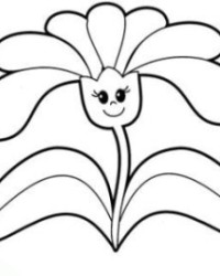 Ausmalbild Pflanzen kostenlos 3