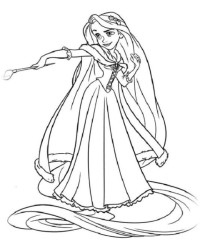 Ausmalbild Rapunzel – Neu verföhnt kostenlos 2