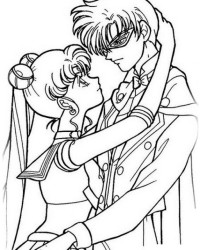 Ausmalbild Sailor Moon kostenlos 2