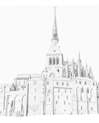 Ausmalbild Schloss kostenlos 2