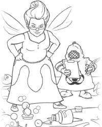Ausmalbild Shrek kostenlos 2