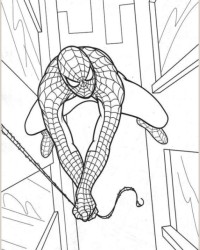Ausmalbild Spider-Man 2 kostenlos 1