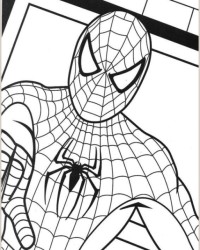 Ausmalbild Spider-Man 2 kostenlos 3