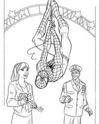 Ausmalbild Spider-Man 3 kostenlos 2