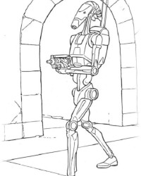 Ausmalbild Star Wars kostenlos 2