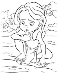 Ausmalbild Tarzan kostenlos 3
