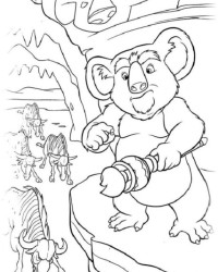 Ausmalbild Tierisch wild kostenlos 1
