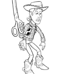 Ausmalbild Toy Story 3 kostenlos 1