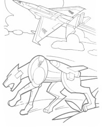 Ausmalbild Transformers kostenlos 2
