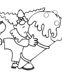 Ausmalbild eis kostenlos 2