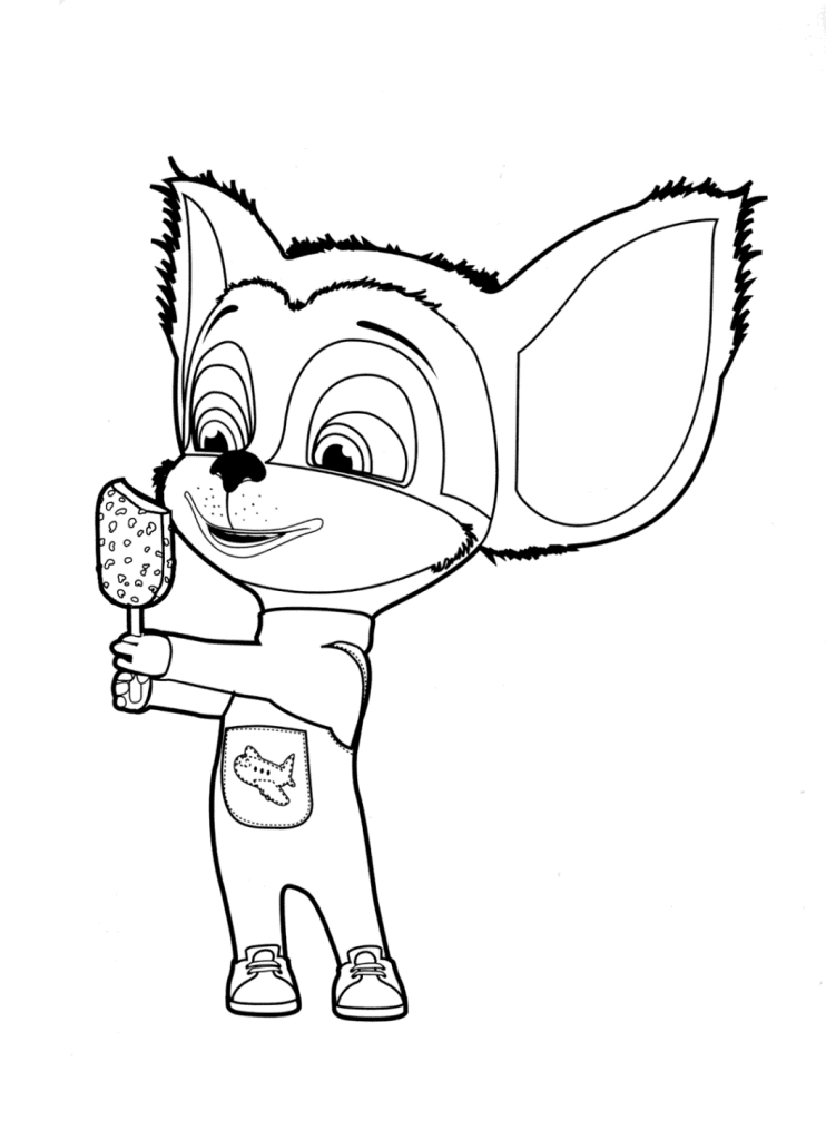 Ausmalbild eis kostenlos 3