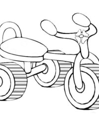 Ausmalbild fahrrad kostenlos 1