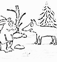 Ausmalbild Grüffelokind kostenlos 1